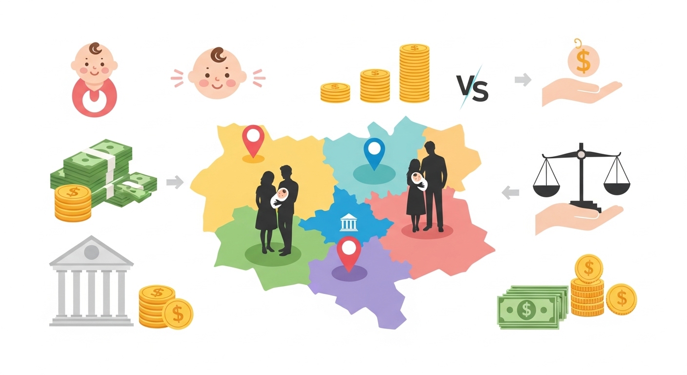 2026 출산지원금 지역별 차이