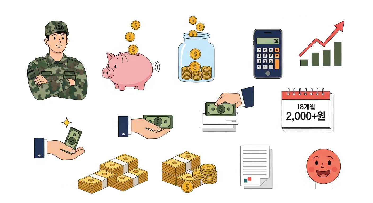 현역 병사 월급·적금·혜택 총정리