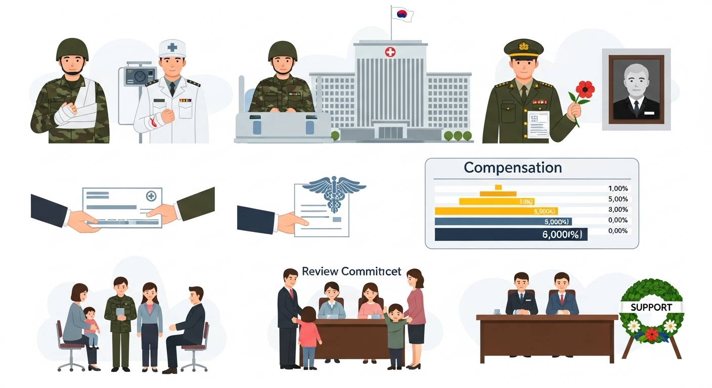 상해 질병 사망시 군 관련 보상 완벽 가이드 2026 | trend85