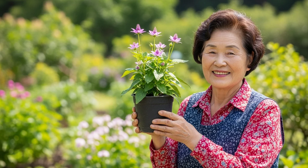 한련화와 함께하는 즐거운 일상 마무리