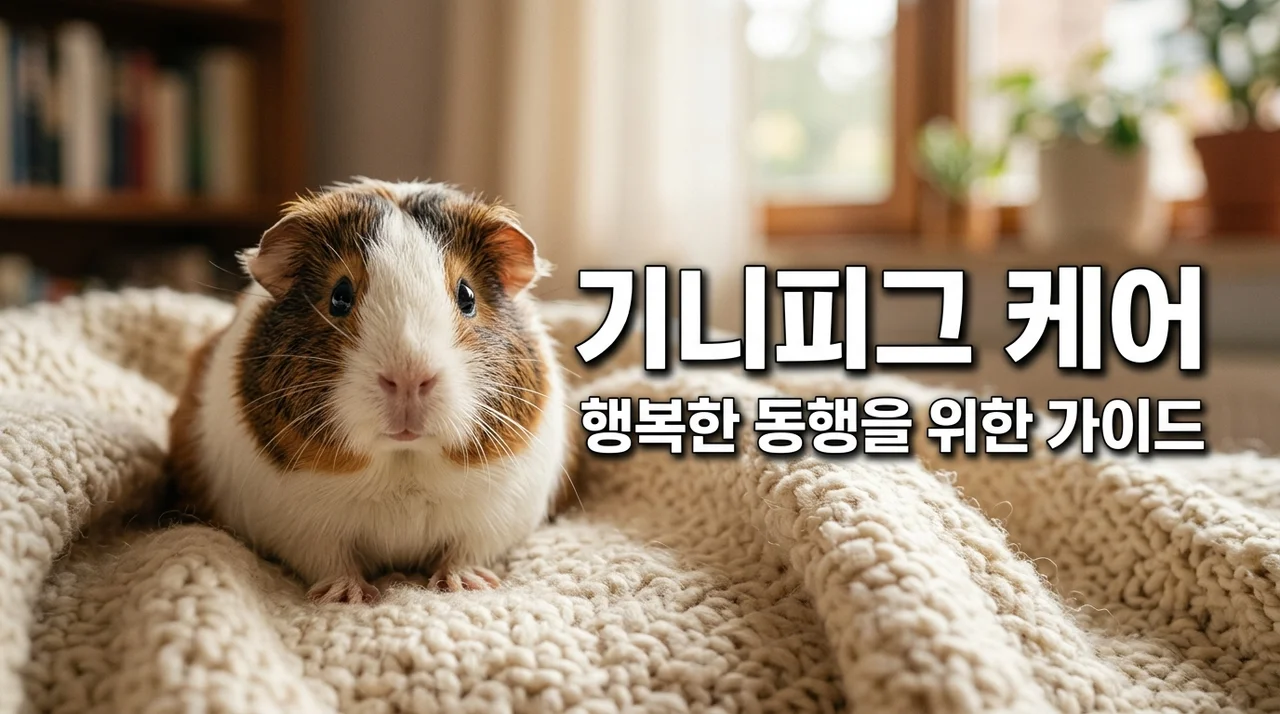 기니피그 키우기 전 필독! 수명부터 먹이 냄새 관리법까지 정리