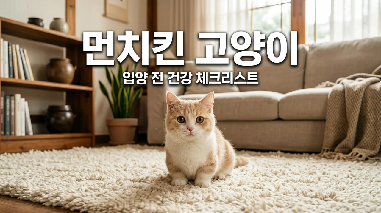 먼치킨 고양이 분양 전 꼭 알아야 할 건강 문제와 입양 가격 정보