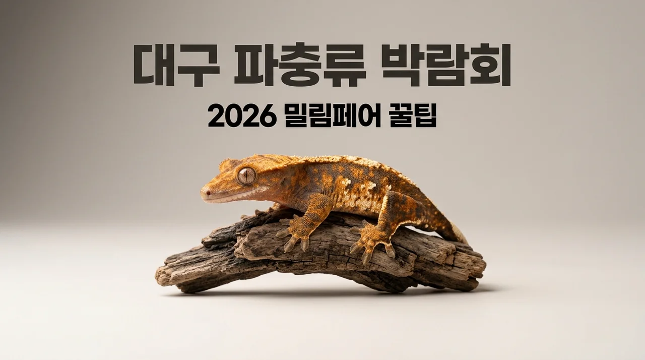 대구 파충류 박람회 2026 밀림페어 방문 꿀팁 및 후기 총정리