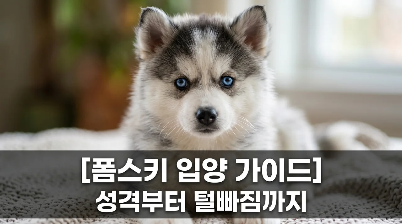 폼스키 성격과 크기 털빠짐까지 입양 전 꼭 알아야 할 주의사항