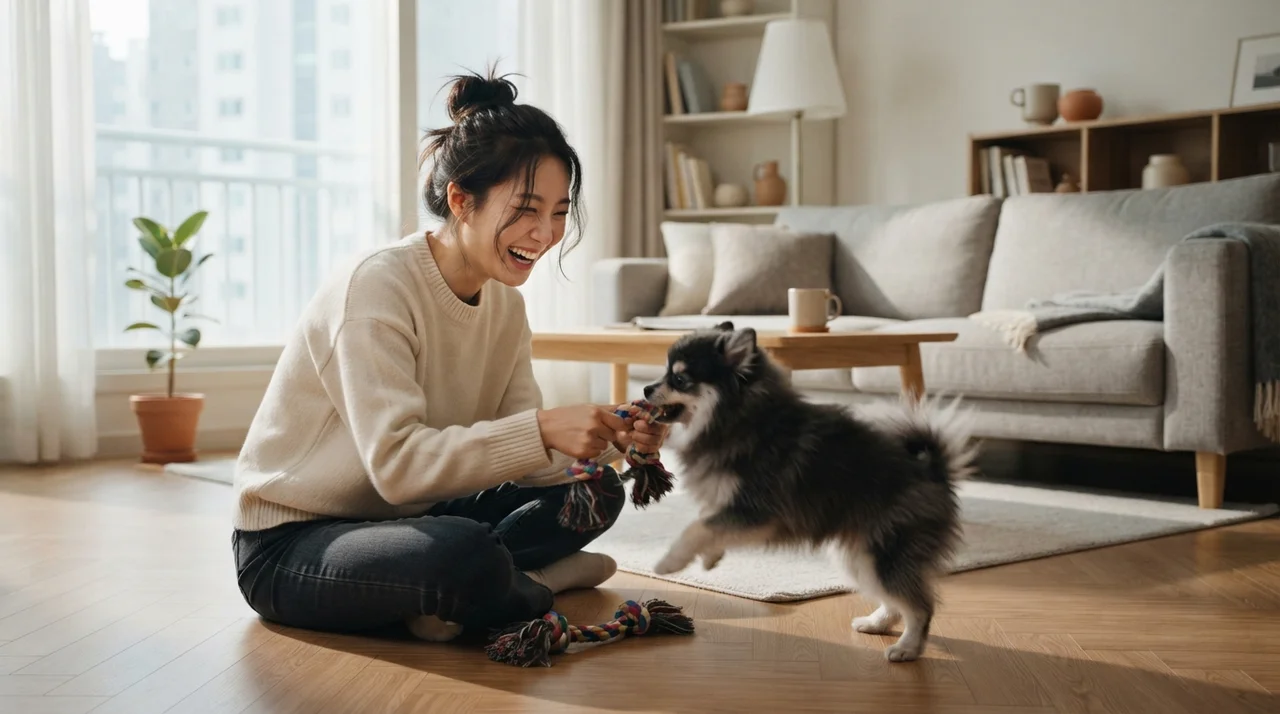 인형 같은 외모에 속아 폼스키를 덥석 데려왔던 저의 고백