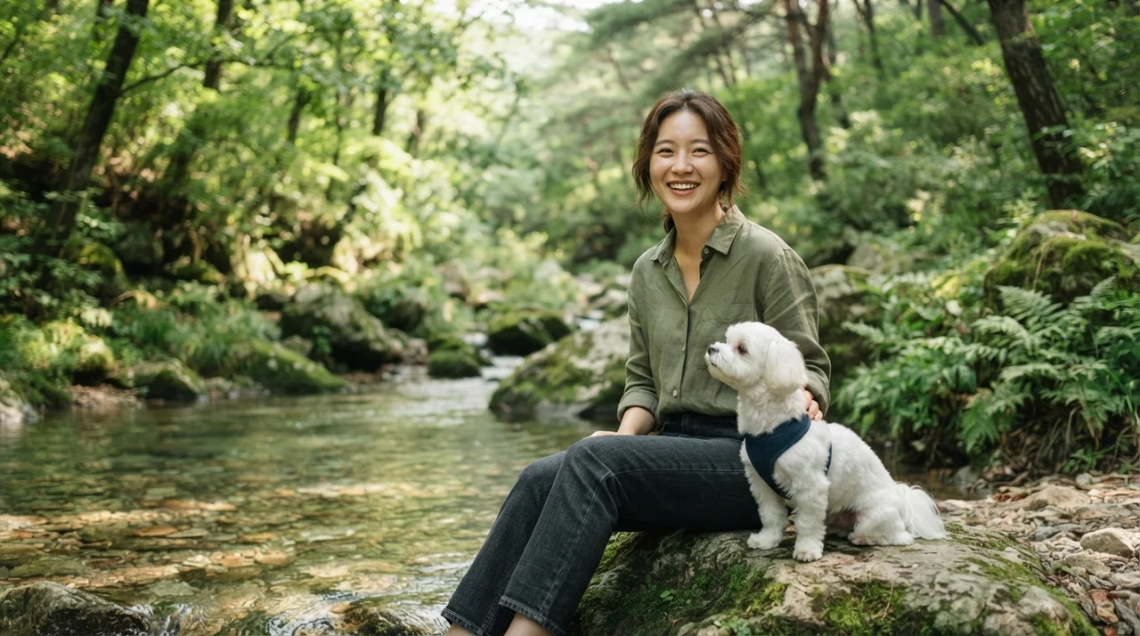 강아지와 함께하는 계곡 여행의 시작과 나의 실패담