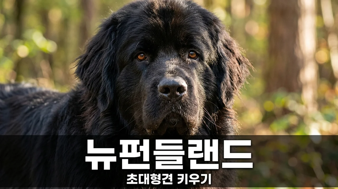 뉴펀들랜드 강아지 성격 수명 크기 분양 전 꼭 알아야 할 현실적인 조언