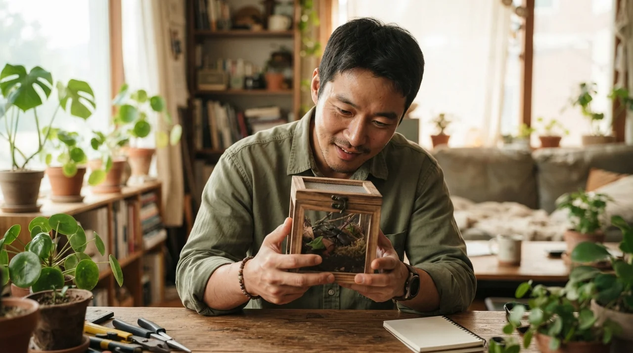 사슴벌레를 처음 만났을 때의 설렘과 아찔했던 실수